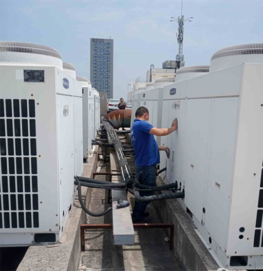 环江中央空调制热和不制冷系统维修方法